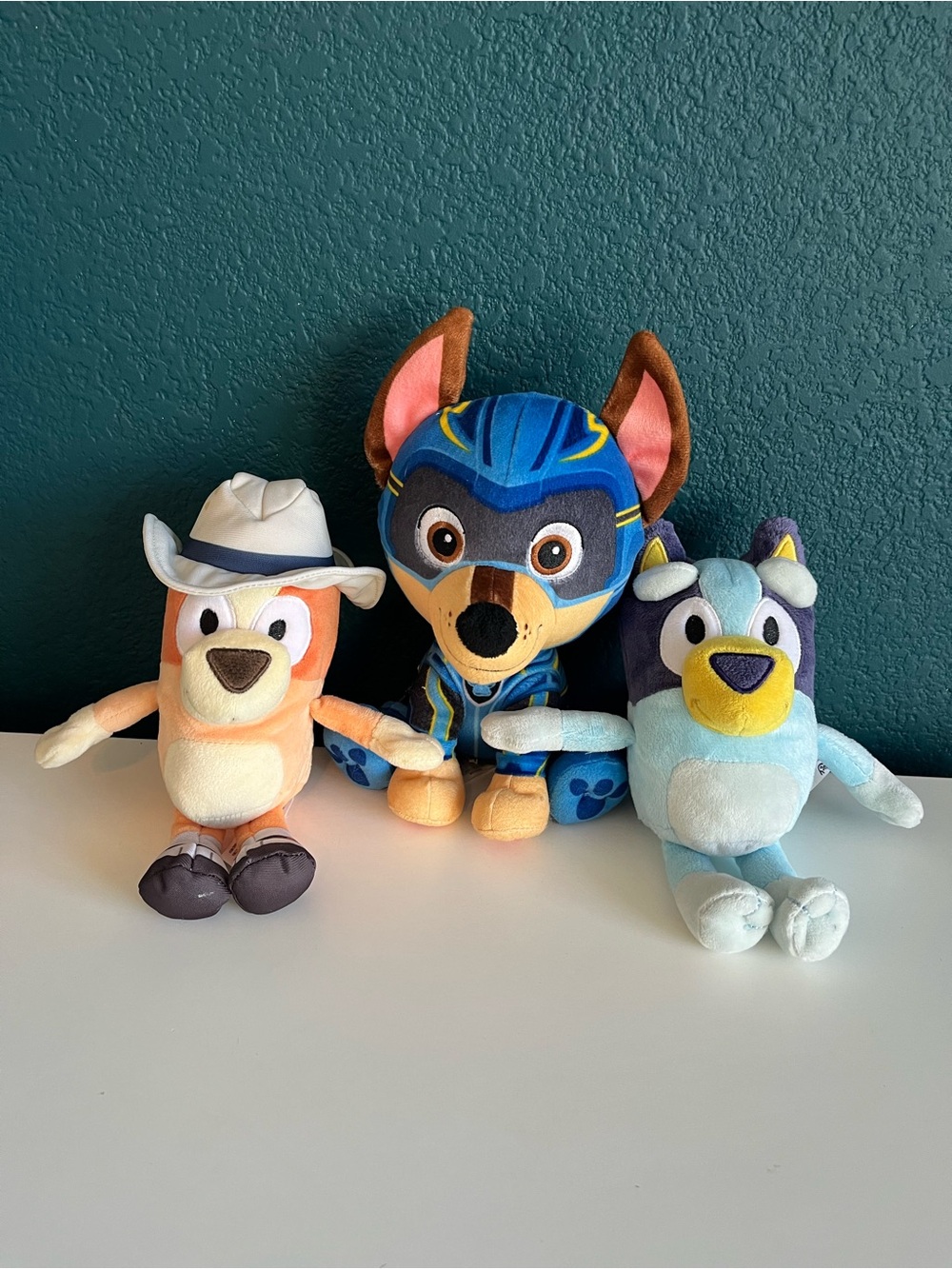 PAW Patrol: The Mighty Movie Chase & Bluey & Bingo Plush Toys
